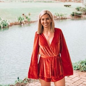 Sabo Skirt Burnt Orange Romper
